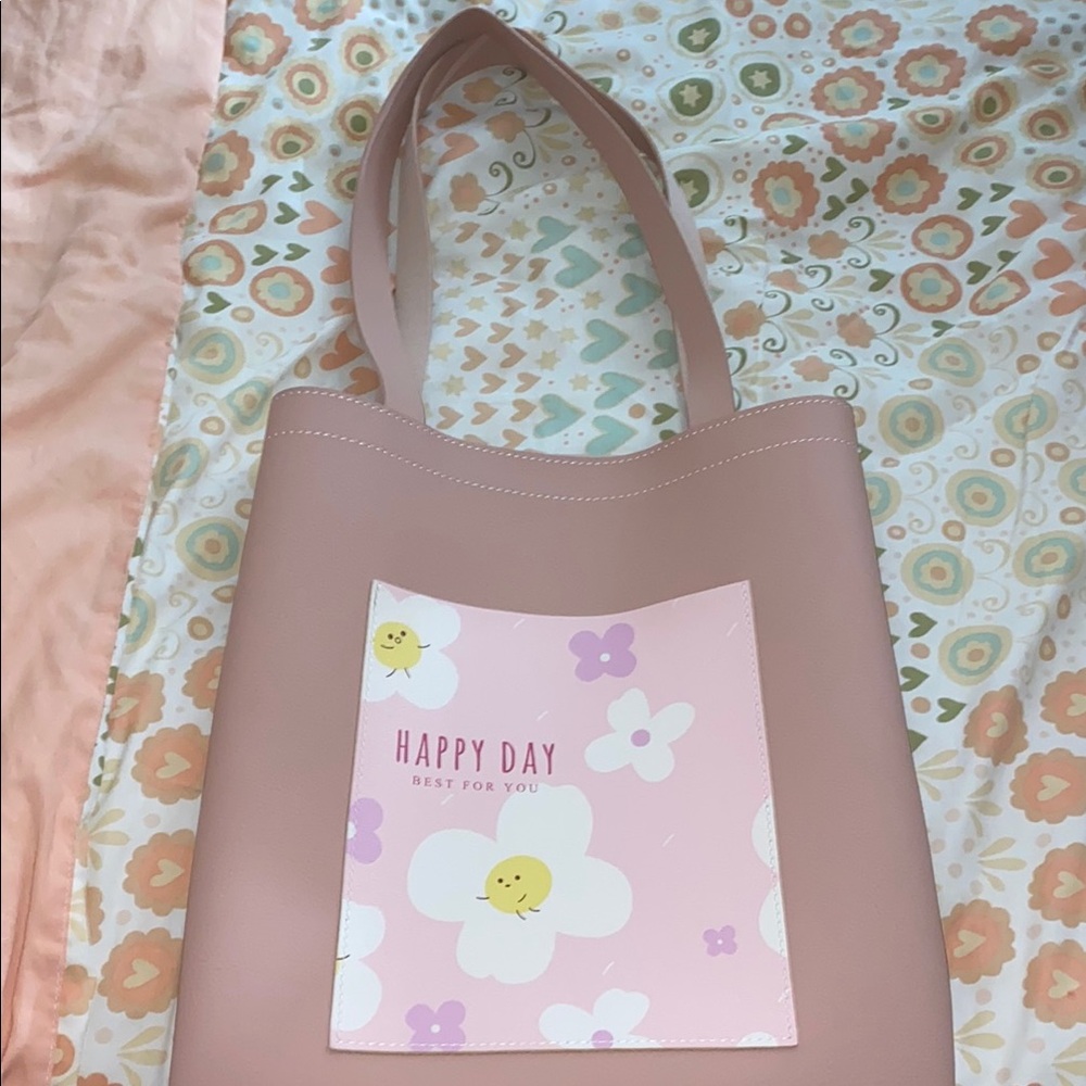 Pink Tote Bag